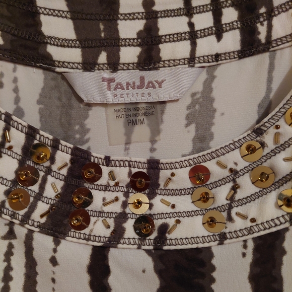 Women's Tank Top NWT TanJay Petites PM/M - Picture 2 of 8